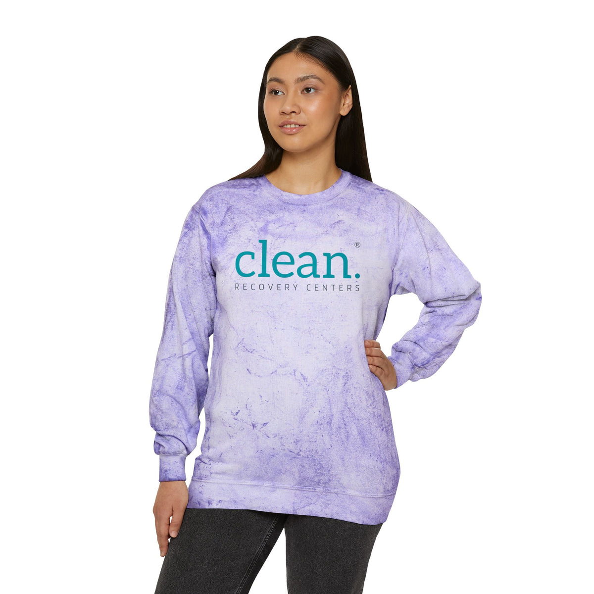 Clean Logo Tie-Dye Sweatshirt