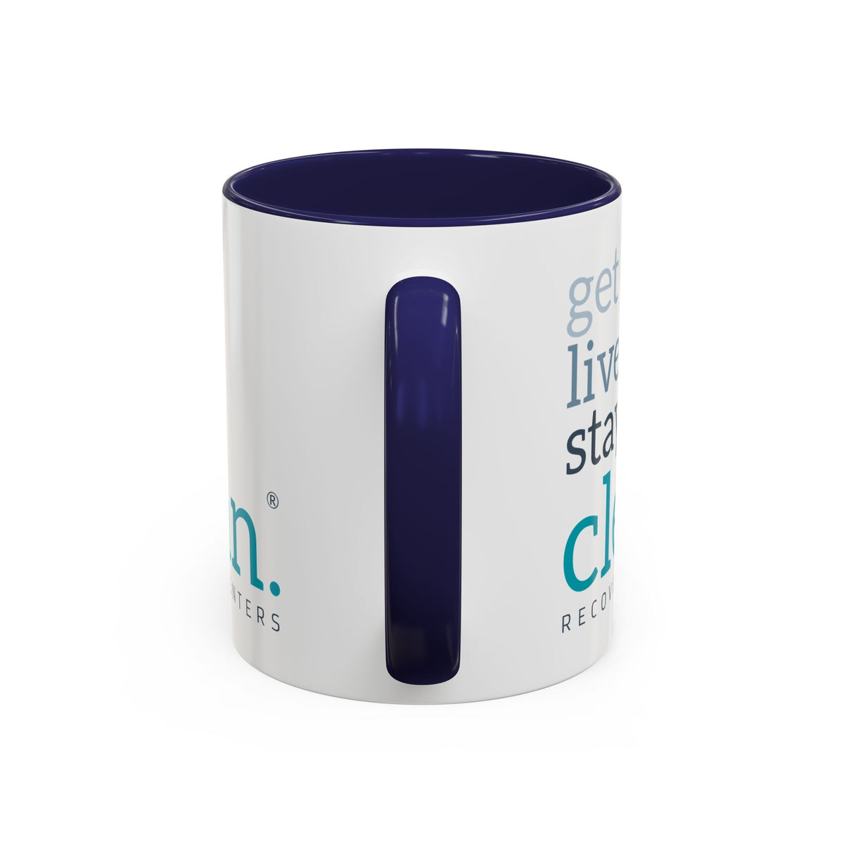 Get Live Stay Clean Accent Coffee Mug