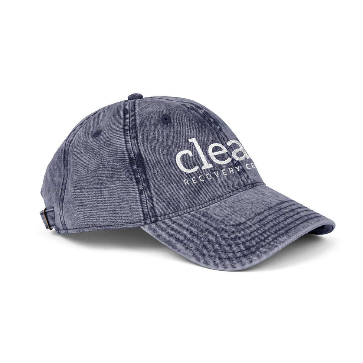 Clean Logo Vintage Embroidered Cap