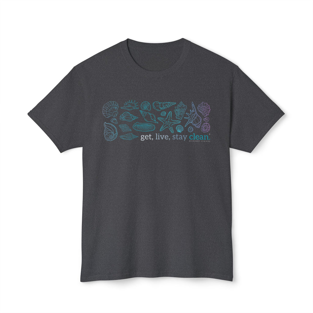 Get, Live, Stay Clean Seashell Collection Tee