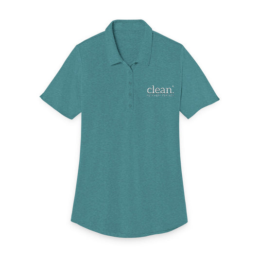 Clean Logo Embroidered Ladies Polo