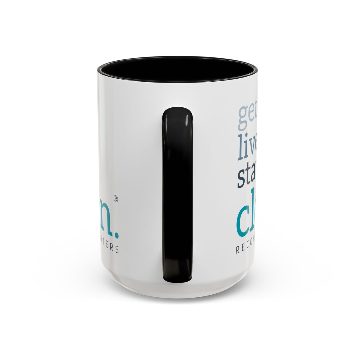 Get Live Stay Clean Accent Coffee Mug