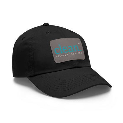 Clean Logo Hat with Leather Patch