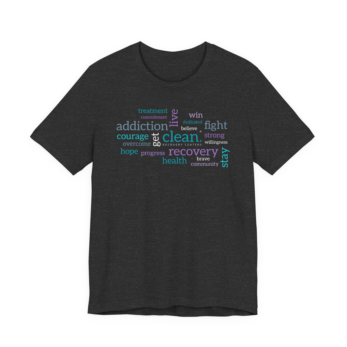 Clean Word Cloud Jersey Short Sleeve Tee