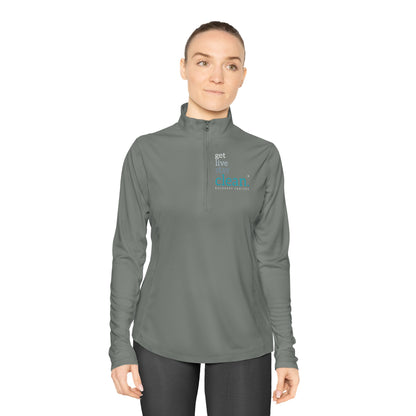 Get, Live, Stay Clean Women's Quarter-Zip Pullover