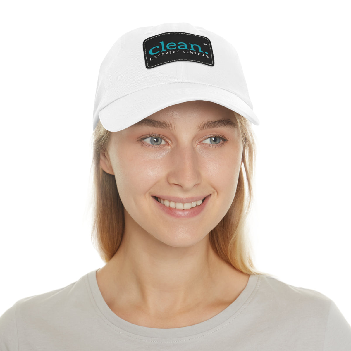 Clean Logo Hat with Leather Patch