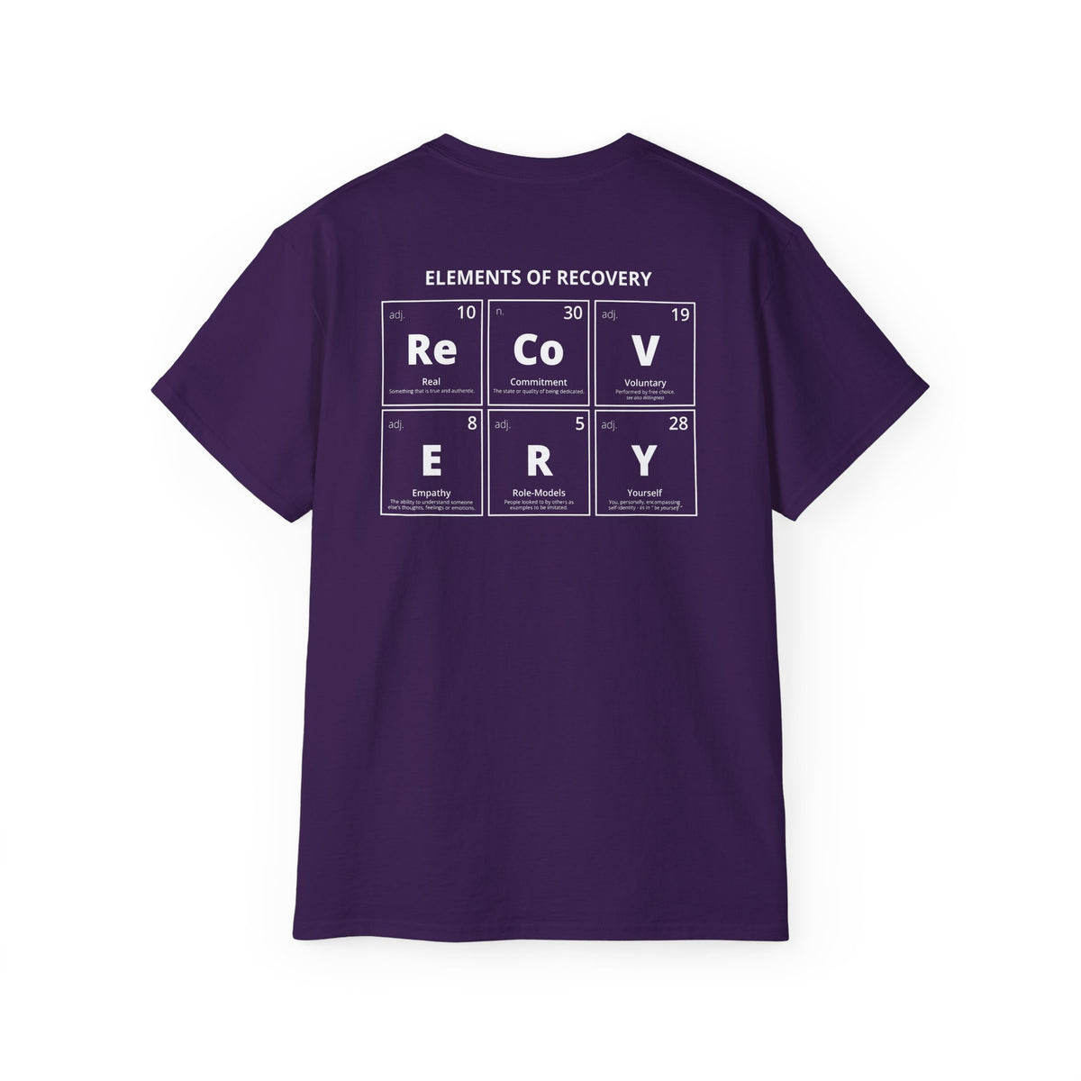 Clean Elements of Recovery Tee