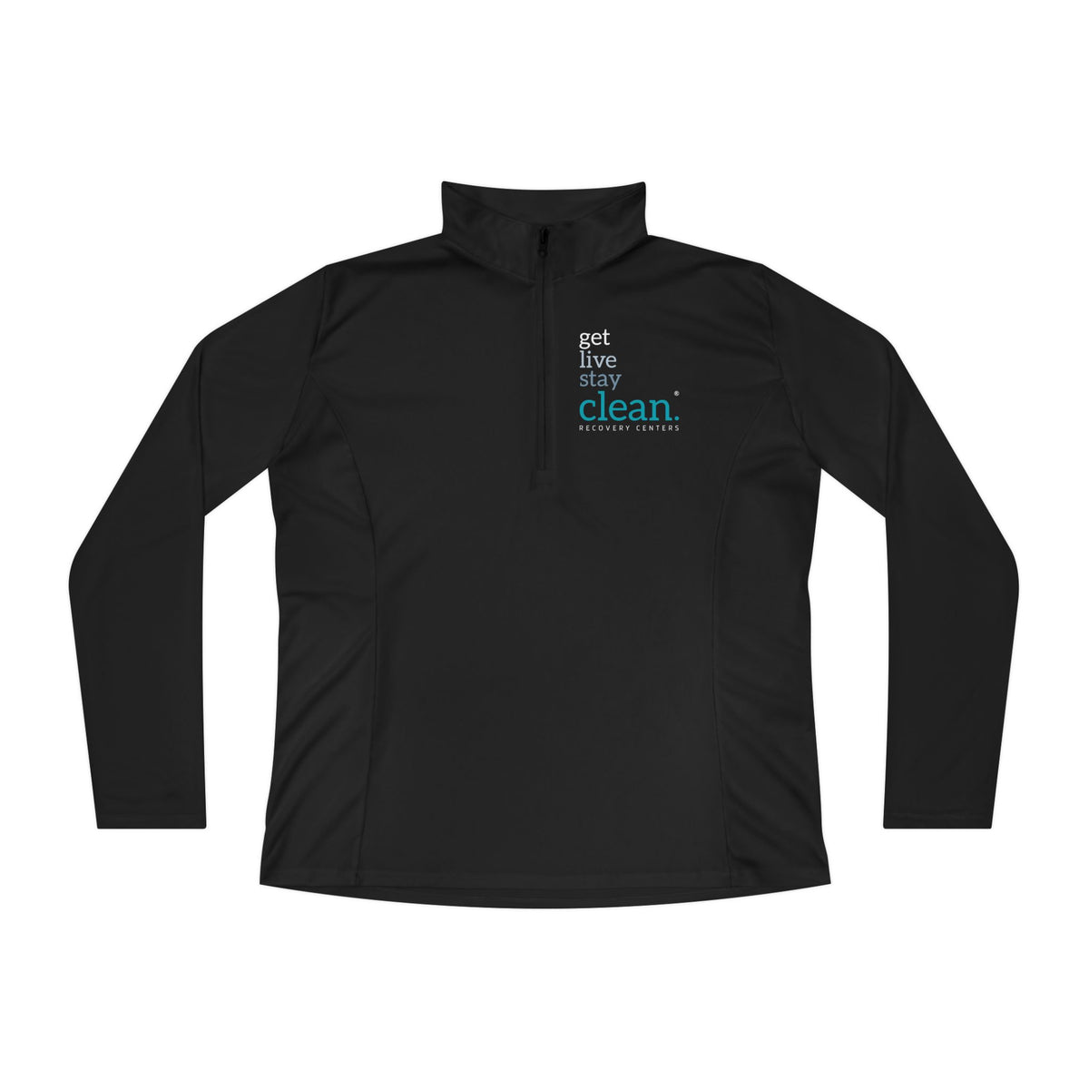 Get, Live, Stay Clean Women's Quarter-Zip Pullover