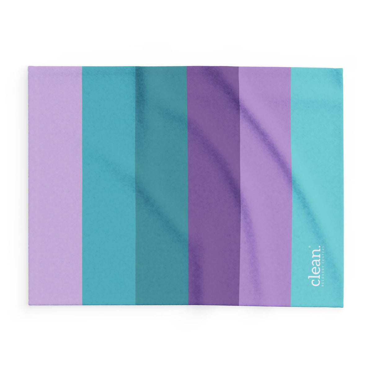 Clean Coastal Colorblock Throw Blanket