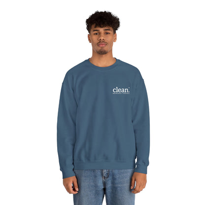 Clean Logo Embroidered Crewneck Sweatshirt