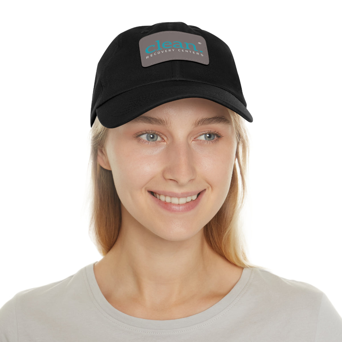 Clean Logo Hat with Leather Patch