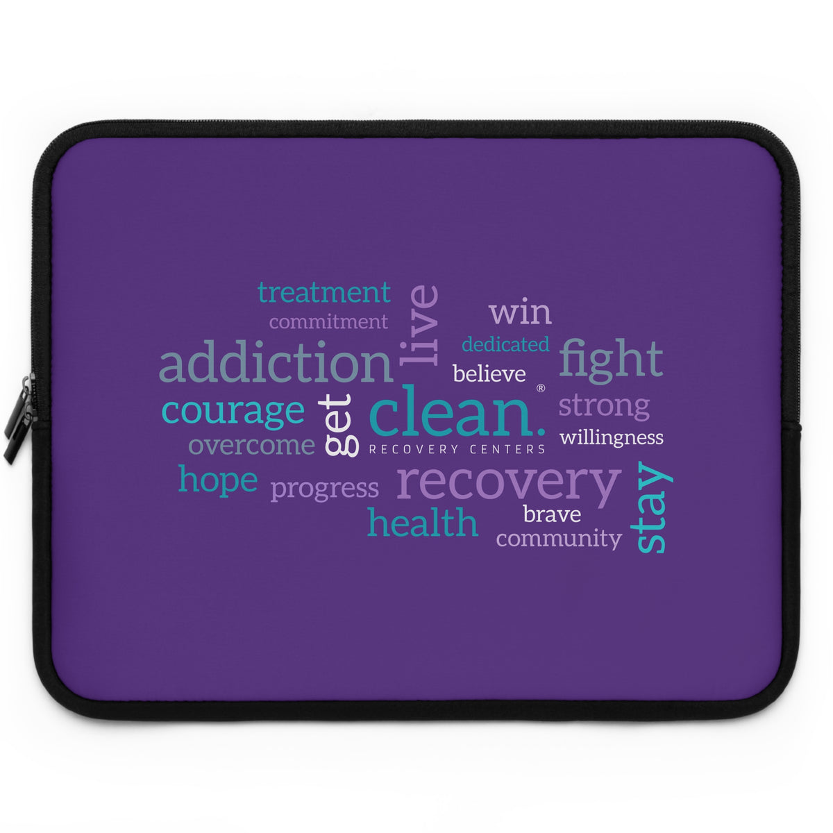 Clean Word Cloud Laptop Sleeve