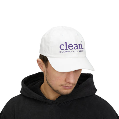 Clean Logo Embroidered Classic Cap - Purple logo