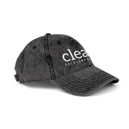 Clean Logo Vintage Embroidered Cap