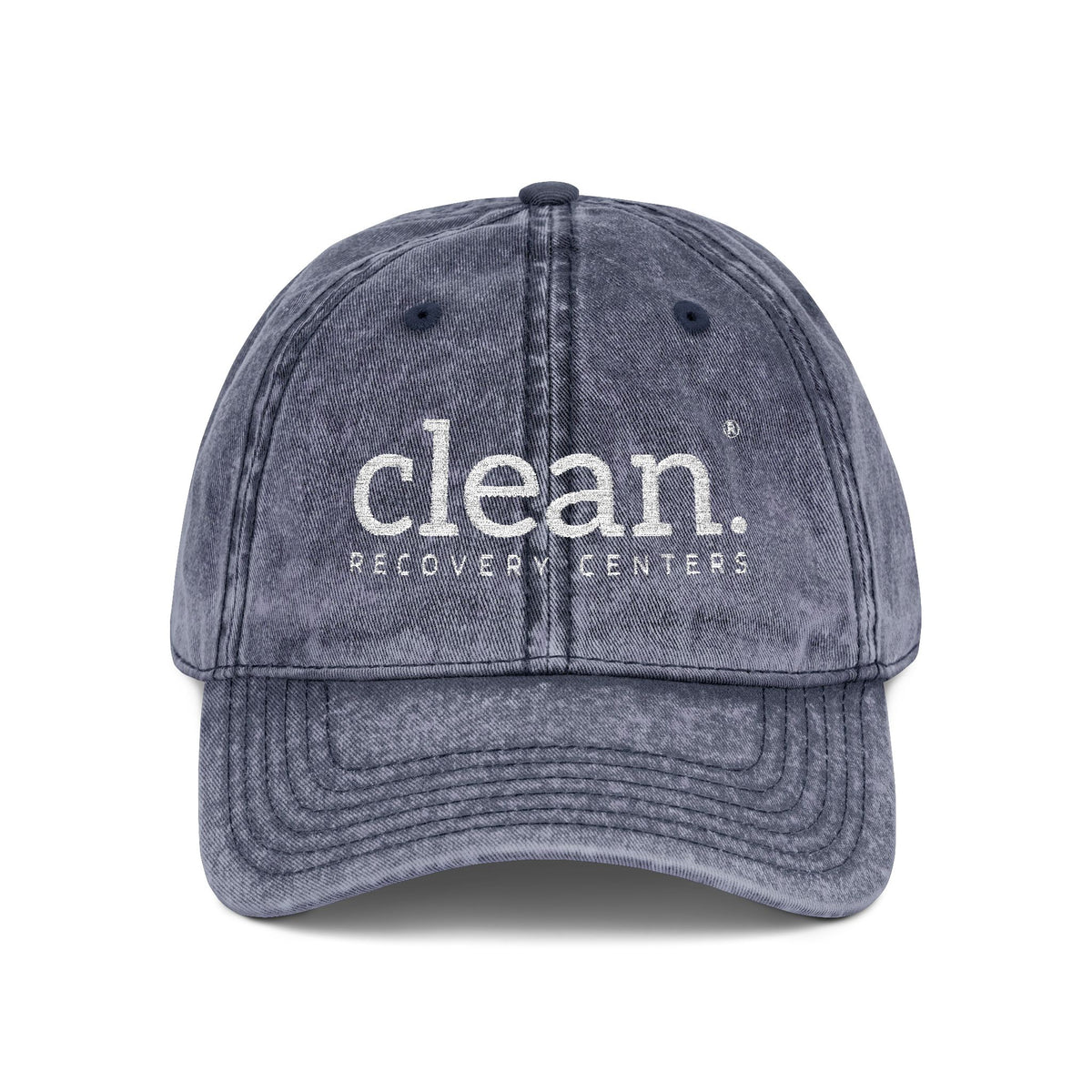 Clean Logo Vintage Embroidered Cap