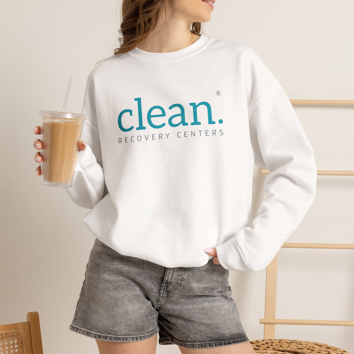 Clean Logo Crewneck Sweatshirt