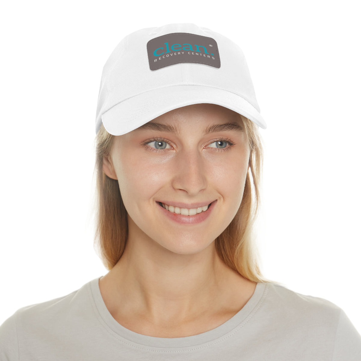 Clean Logo Hat with Leather Patch