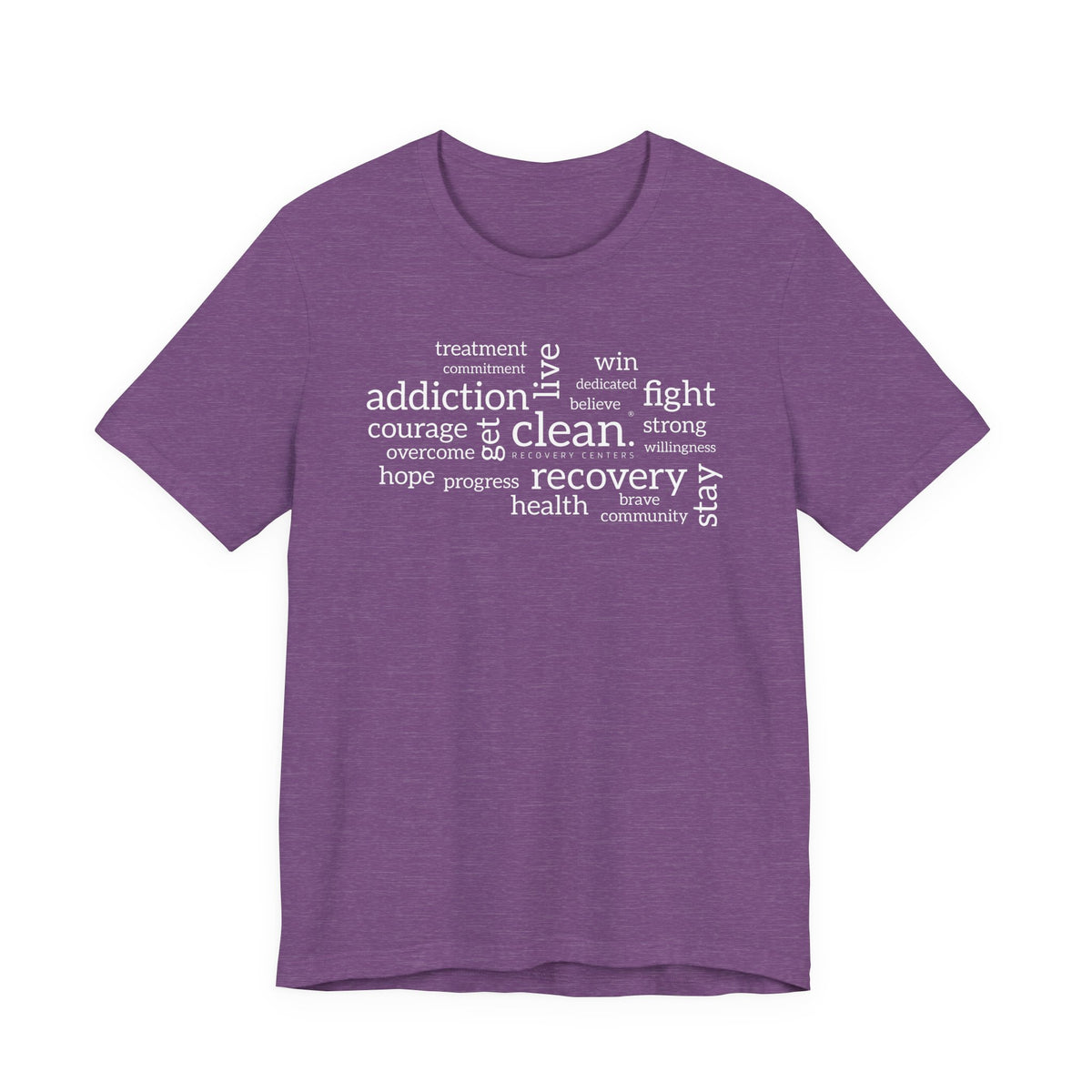 Clean Word Cloud Jersey Short Sleeve Tee