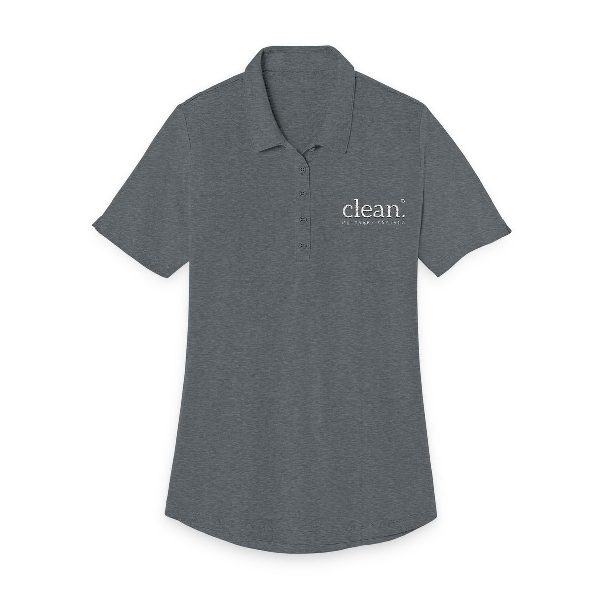 Clean Logo Embroidered Ladies Polo