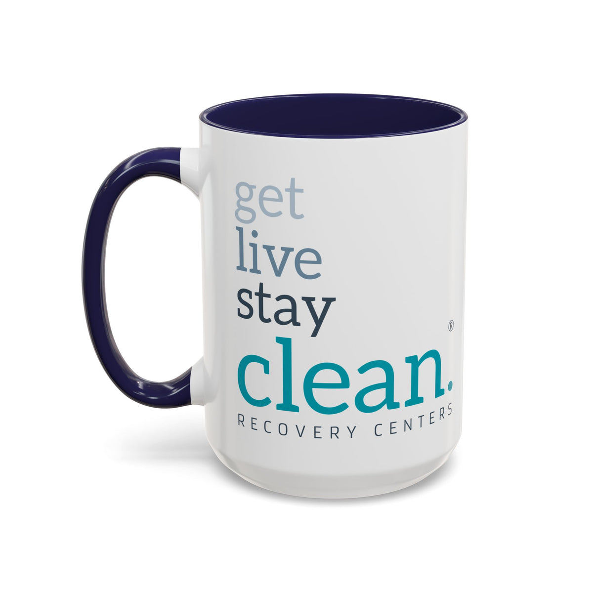 Get Live Stay Clean Accent Coffee Mug