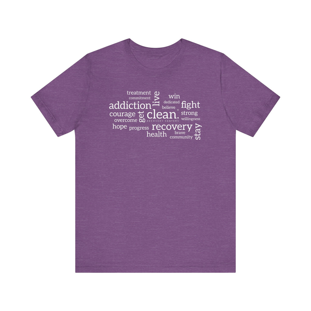 Clean Word Cloud Jersey Short Sleeve Tee