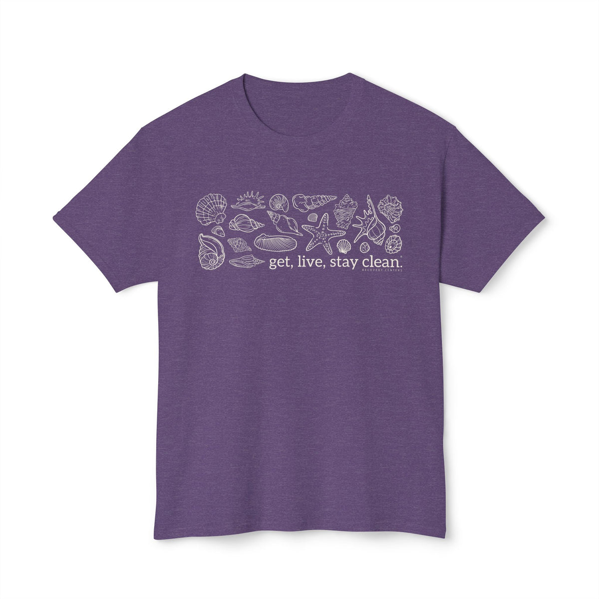 Get, Live, Stay Clean Seashell Collection Tee