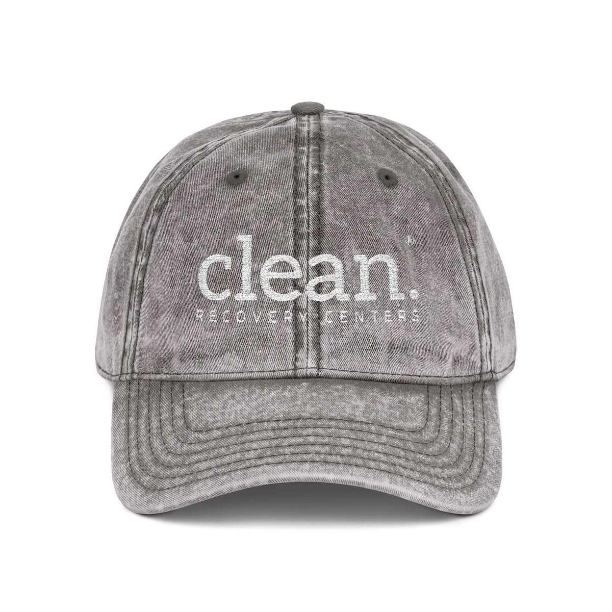 Clean Logo Vintage Embroidered Cap
