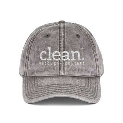 Clean Logo Vintage Embroidered Cap