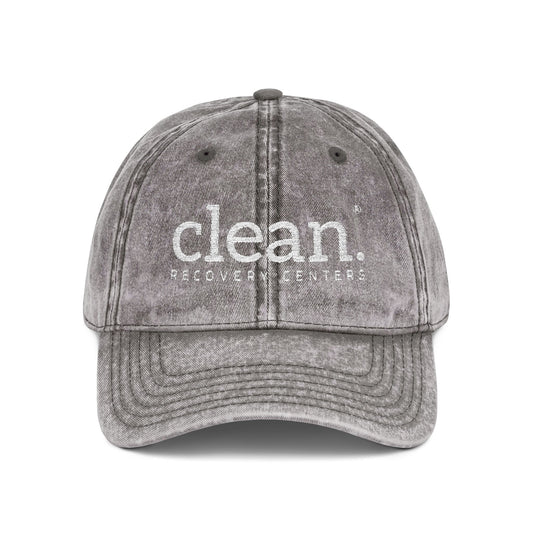Clean Logo Vintage Embroidered Cap