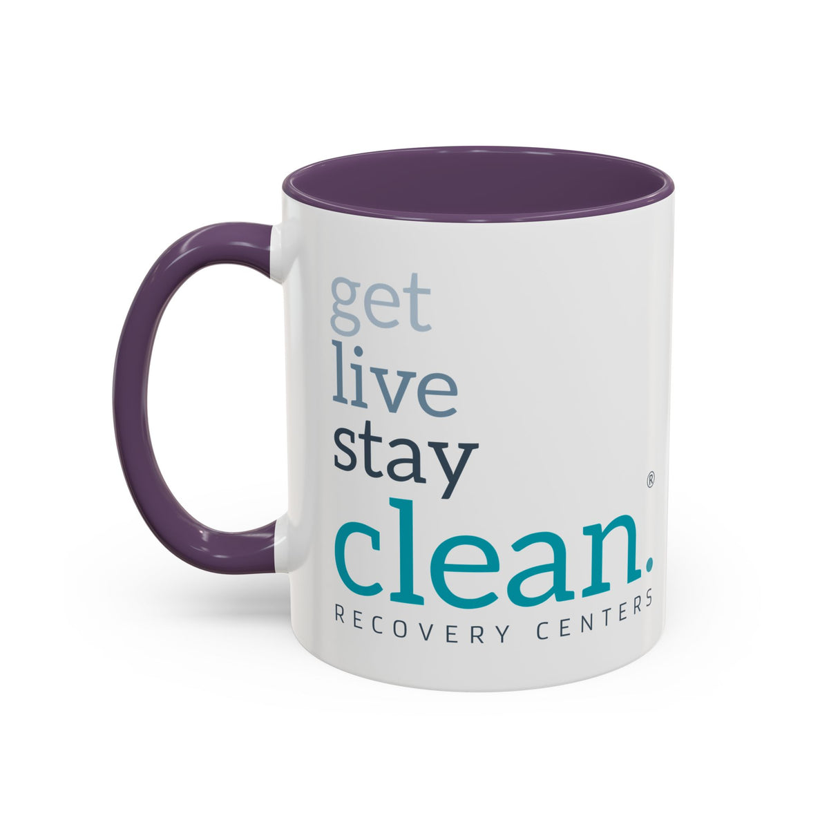 Get Live Stay Clean Accent Coffee Mug