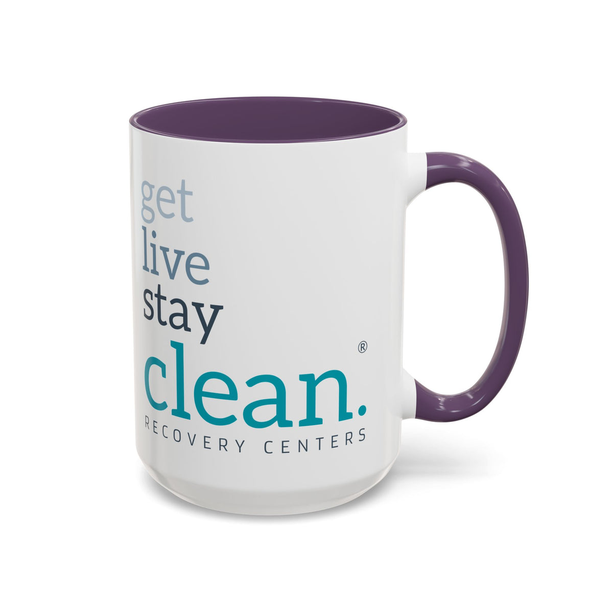 Get Live Stay Clean Accent Coffee Mug