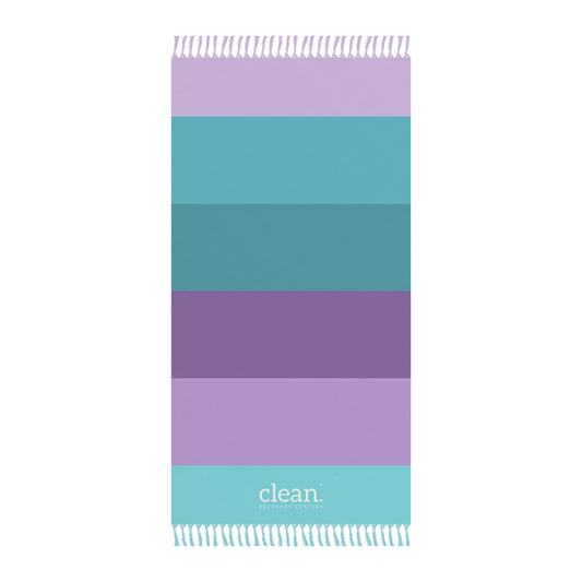 Clean Coastal Colorblock Beach Blanket