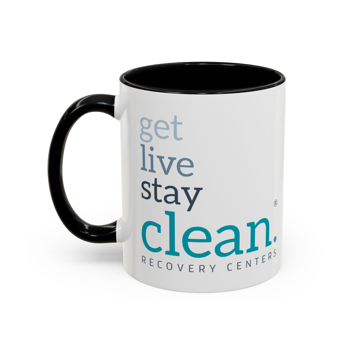 Get Live Stay Clean Accent Coffee Mug