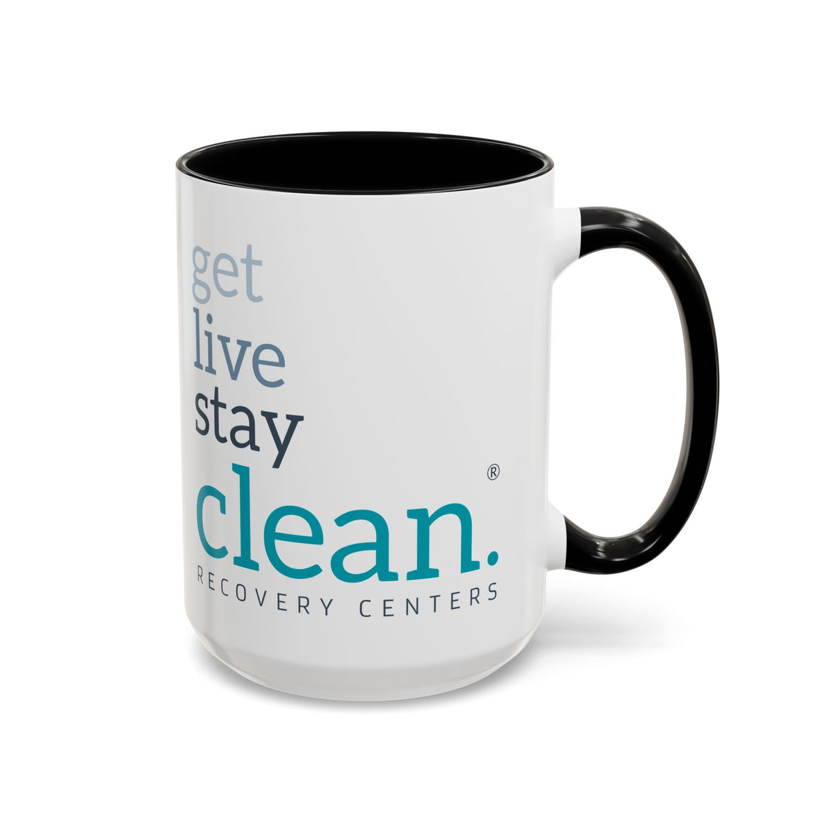 Get Live Stay Clean Accent Coffee Mug