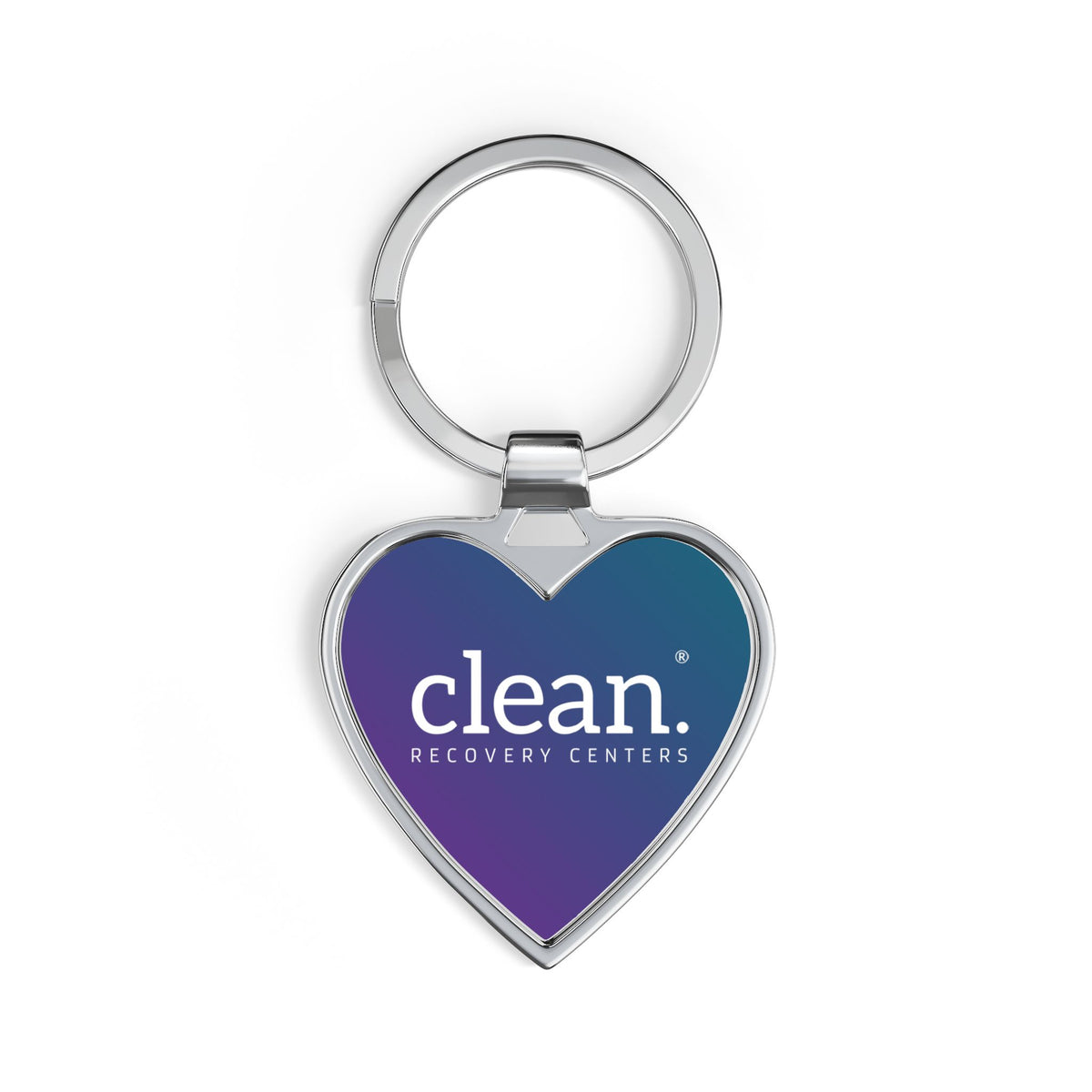 Clean Logo Heart Keychain
