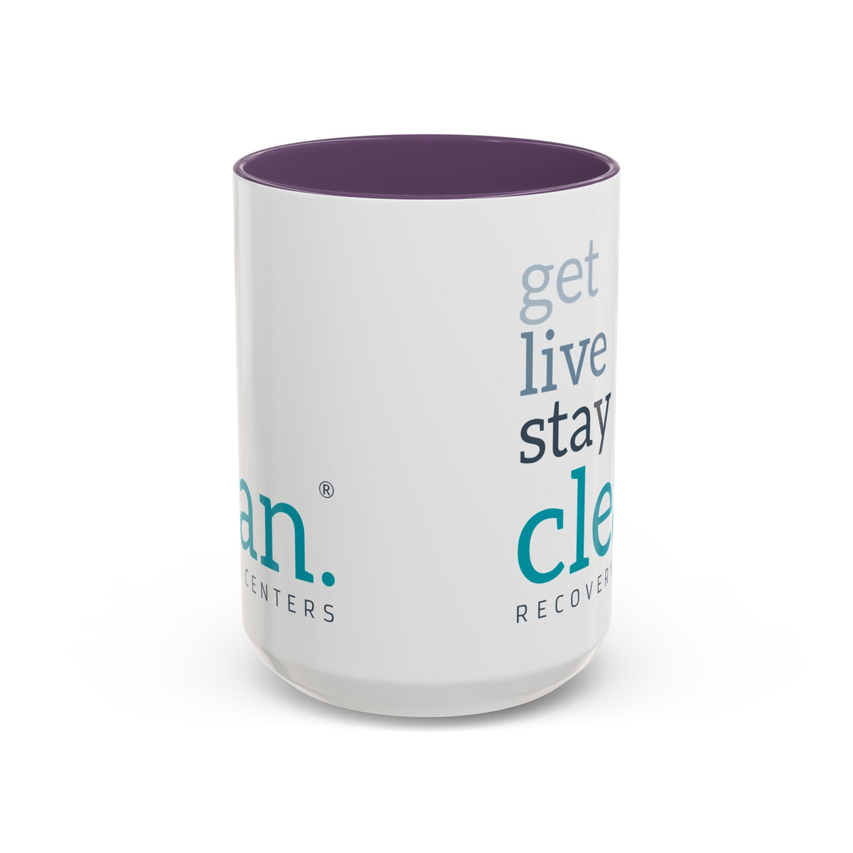 Get Live Stay Clean Accent Coffee Mug