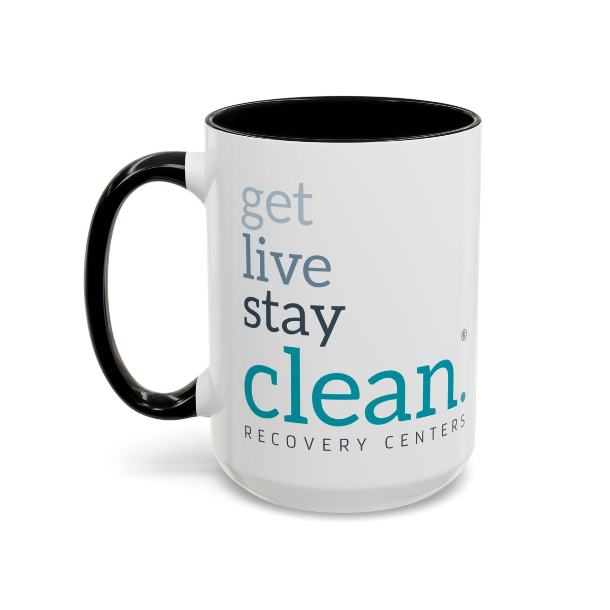 Get Live Stay Clean Accent Coffee Mug
