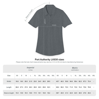 Clean Logo Embroidered Ladies Polo