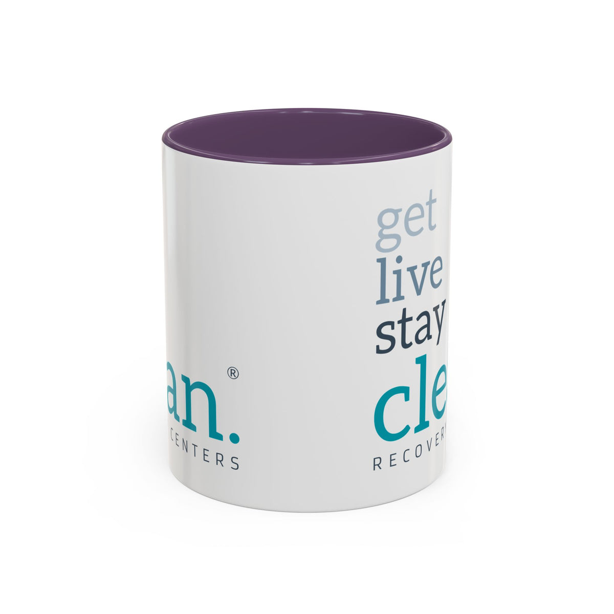 Get Live Stay Clean Accent Coffee Mug