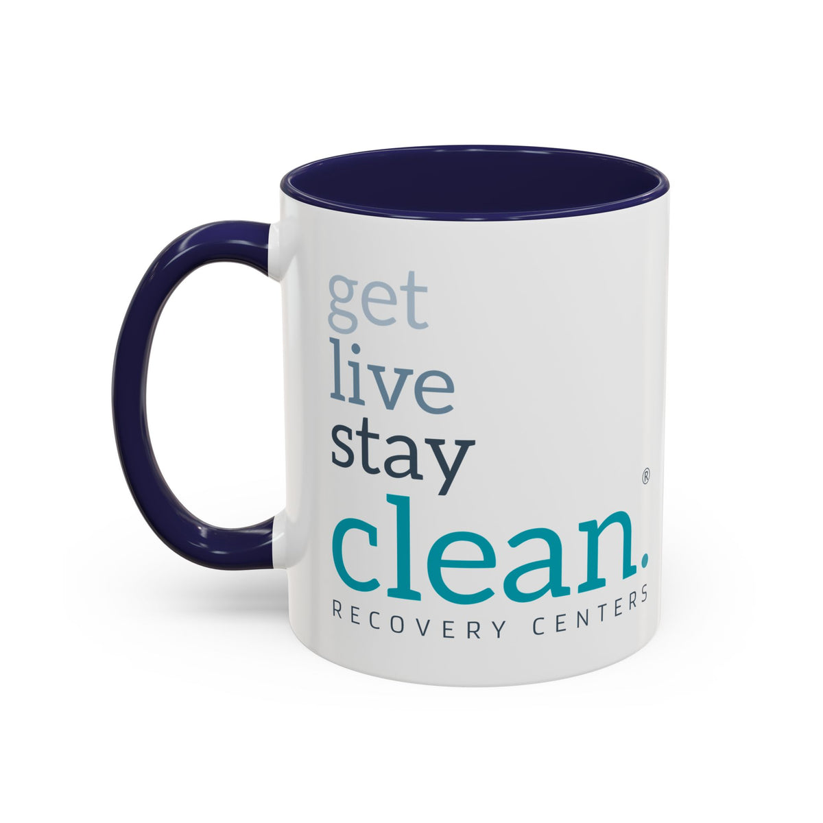 Get Live Stay Clean Accent Coffee Mug
