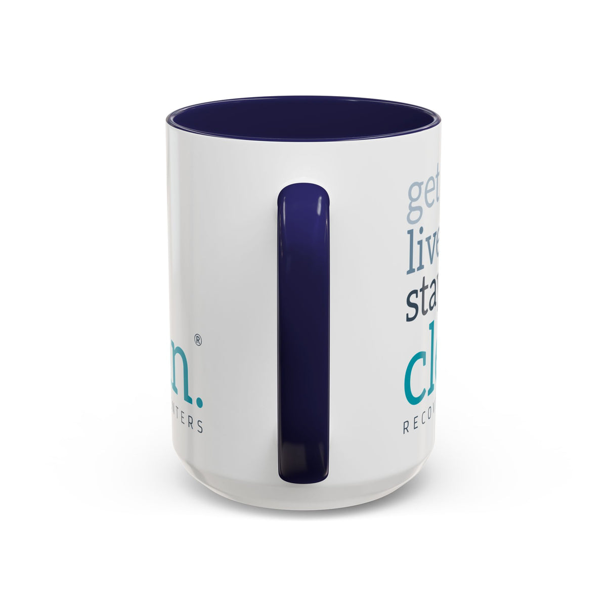 Get Live Stay Clean Accent Coffee Mug