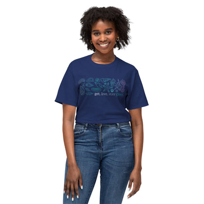 Get, Live, Stay Clean Seashell Collection Tee