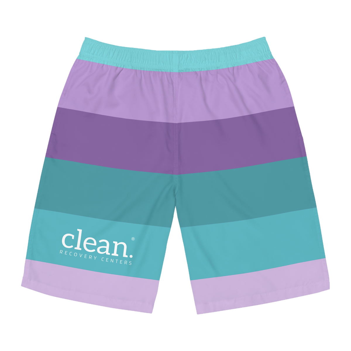 Clean Coastal Colorblock Men's Board Shorts