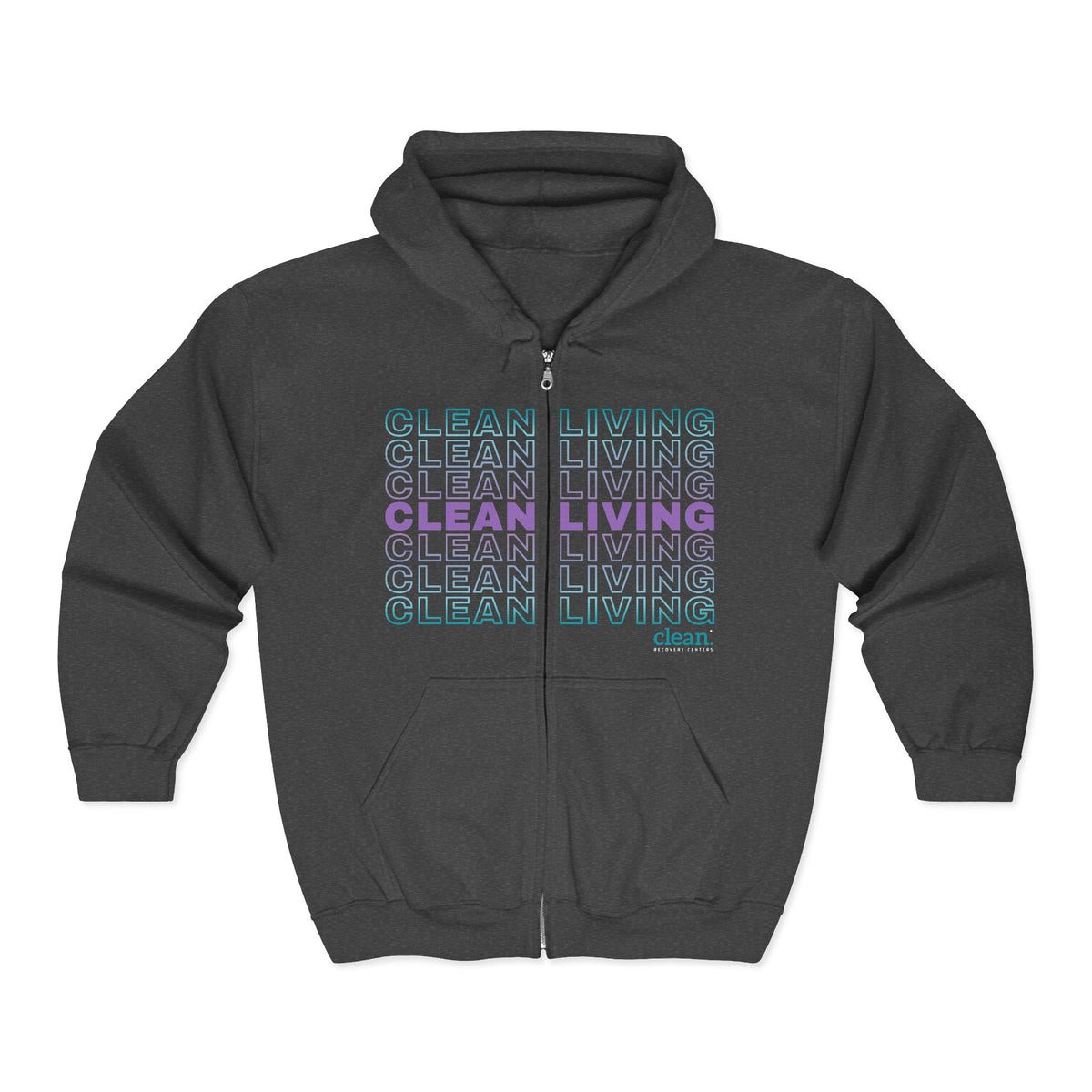 Clean Living Zip Hoodie