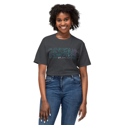 Get, Live, Stay Clean Seashell Collection Tee