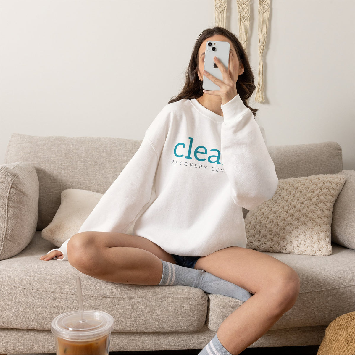 Clean Logo Crewneck Sweatshirt