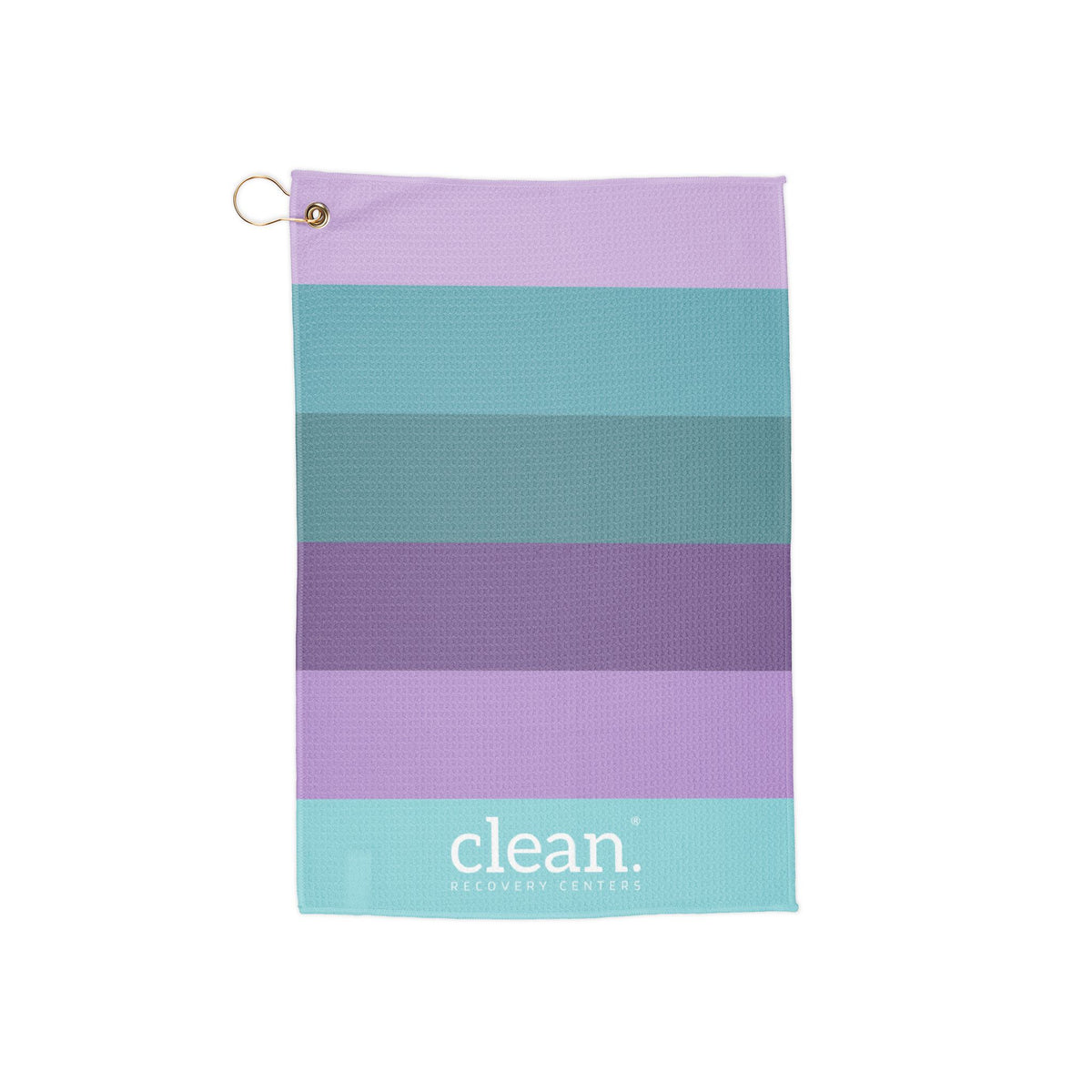 Clean Coastal Colorblock Golf Towel