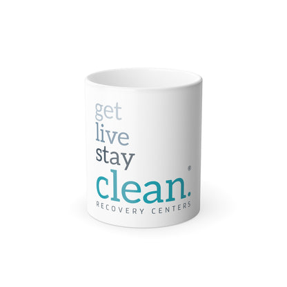 Get, Live, Stay Clean Color Morphing Mug