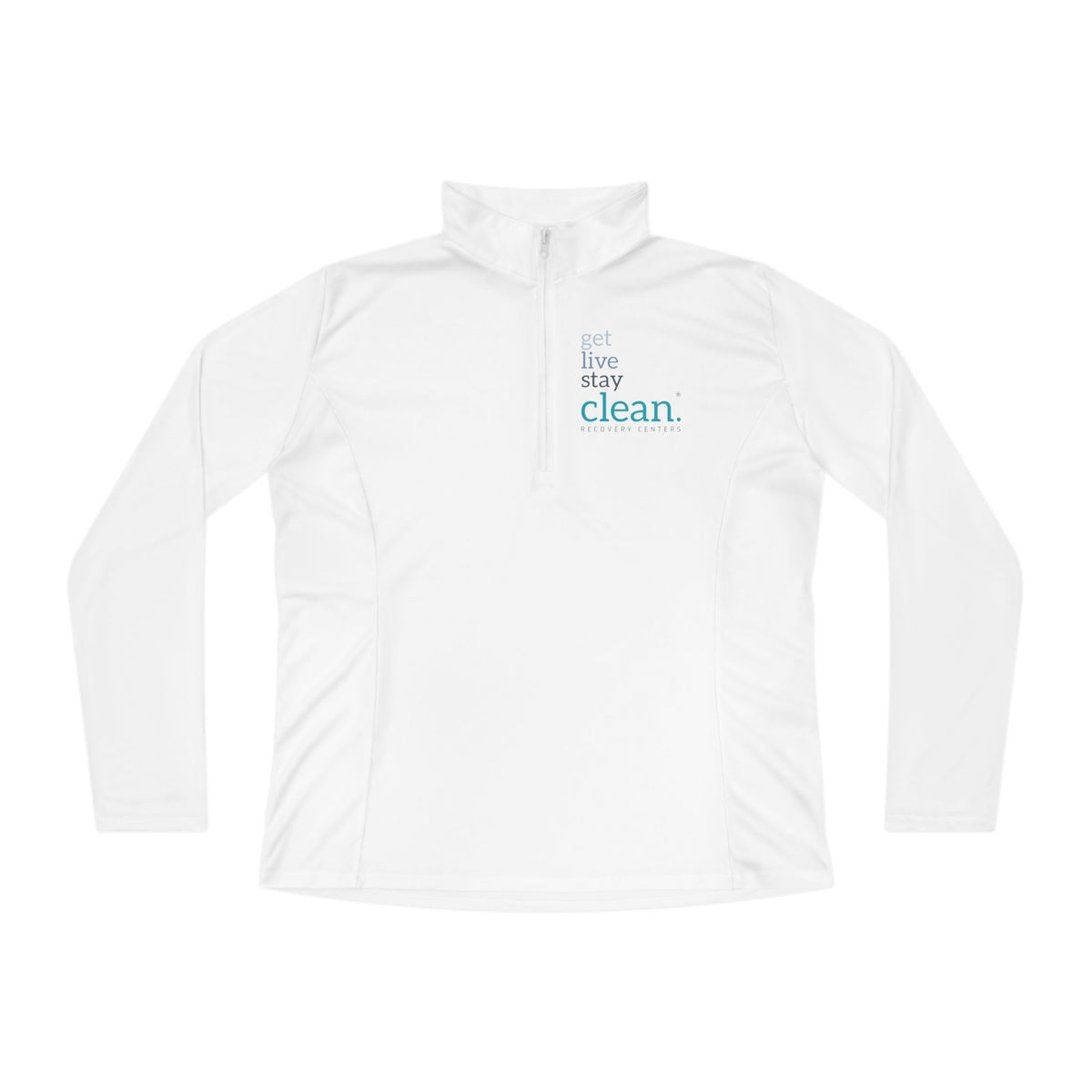 Get, Live, Stay Clean Women's Quarter-Zip Pullover