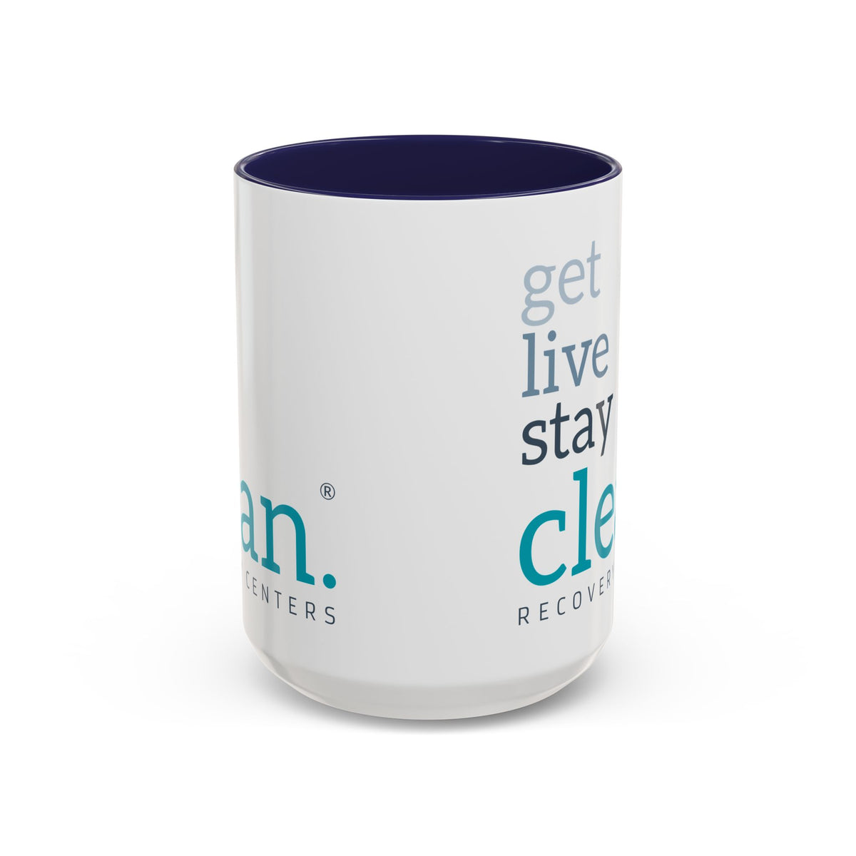 Get Live Stay Clean Accent Coffee Mug